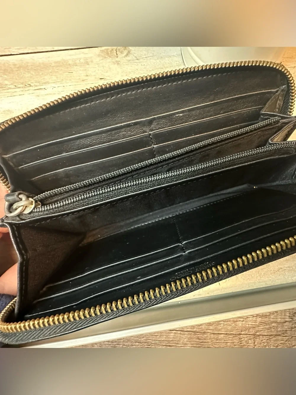 Jimmy Choo Filipa Star Studded Leather Zip-Around Wallet